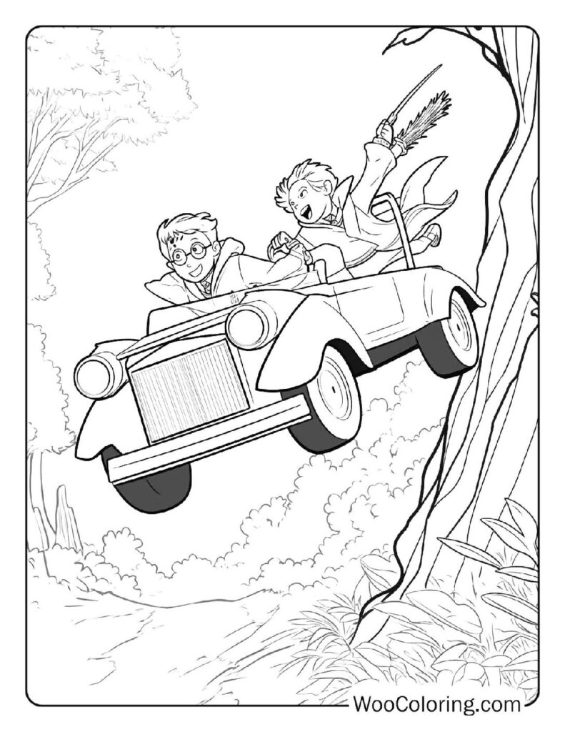 100  Harry Potter coloring pages  Free PDF To Print  - 87