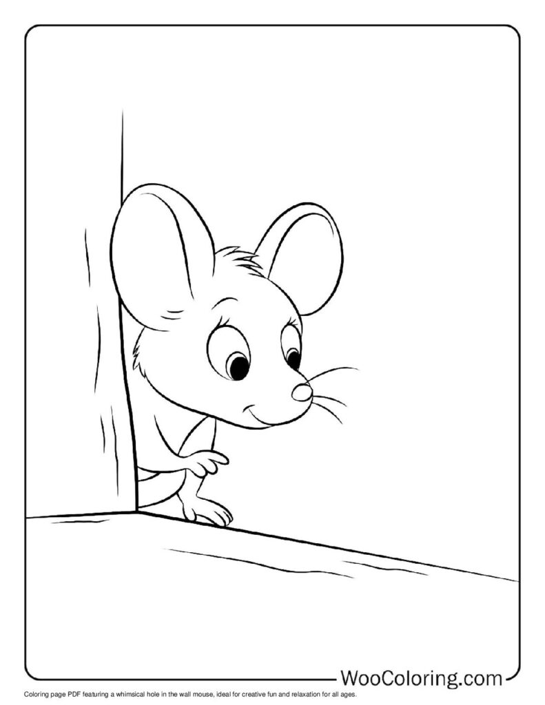 100  Mouse coloring pages  Free PDF To Print  - 46