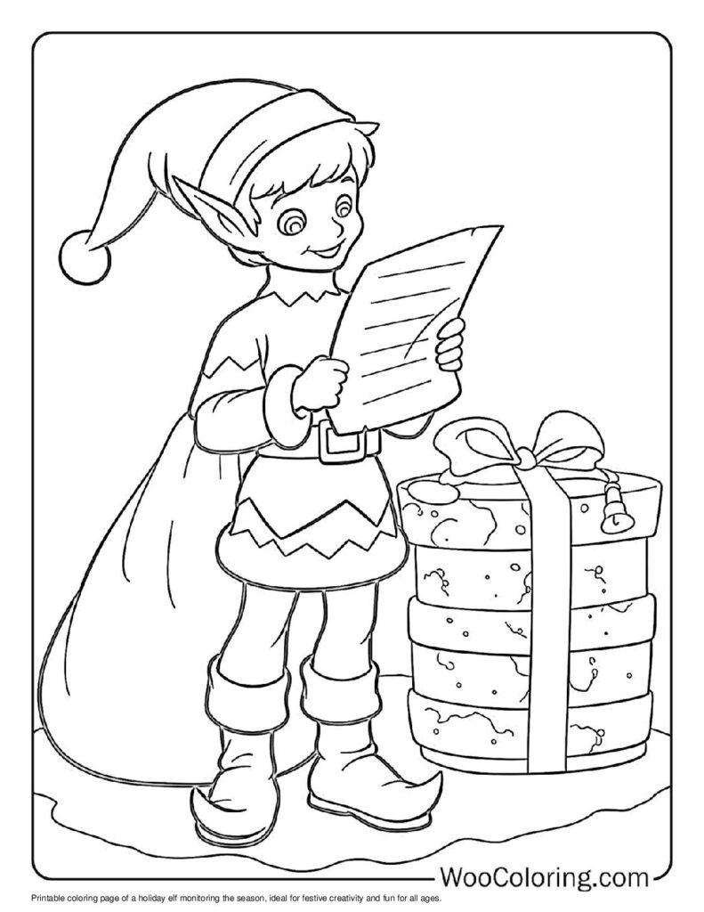 100 Elf coloring pages Free PDF To Print - 1