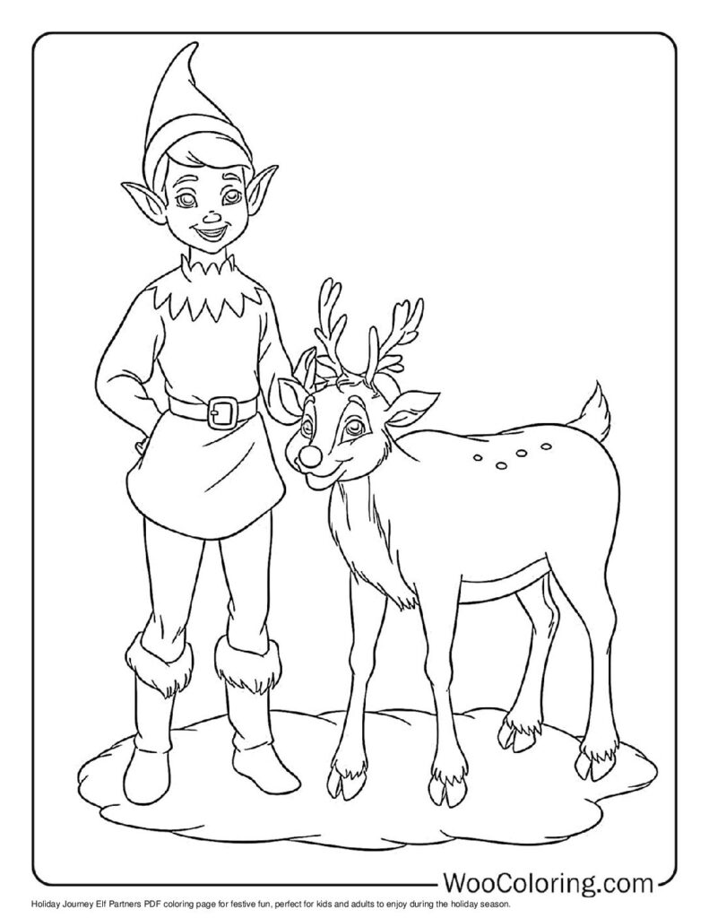 100 Elf coloring pages Free PDF To Print - 82