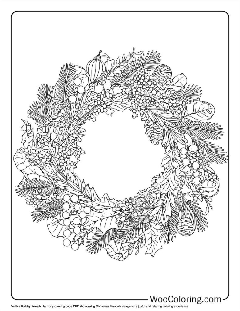 100 Christmas Mandala coloring pages Free PDF To Print - 33
