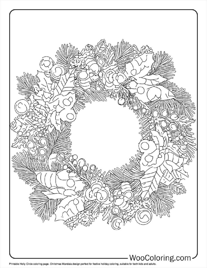 100 Christmas Mandala coloring pages Free PDF To Print - 36
