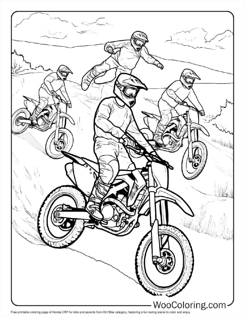 100  Dirt Bike coloring pages  Free PDF To Print  - 86