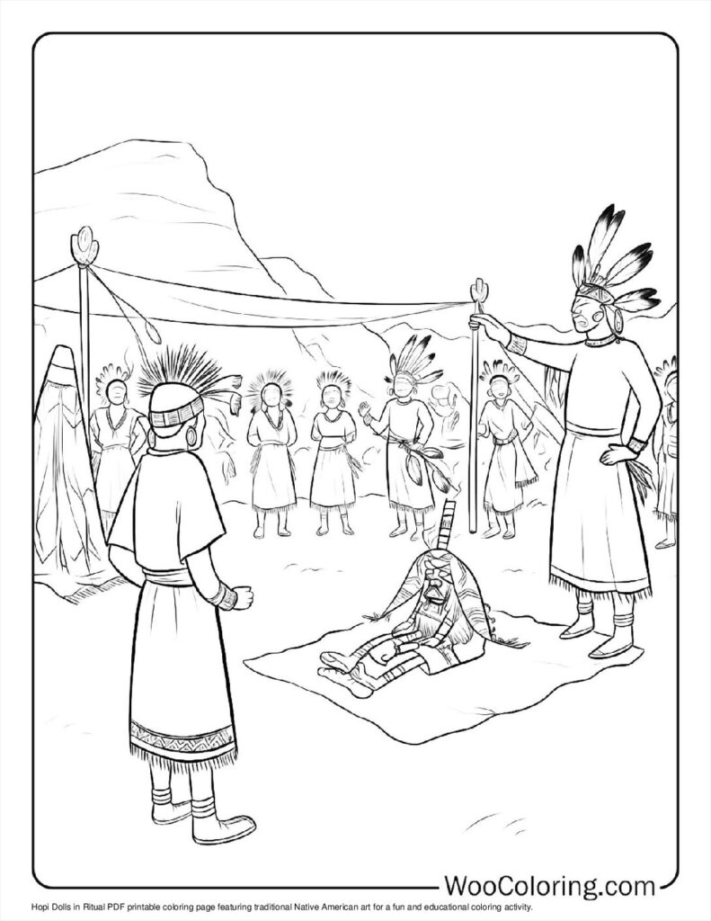 100  Native American coloring pages  Free PDF To Print  - 90