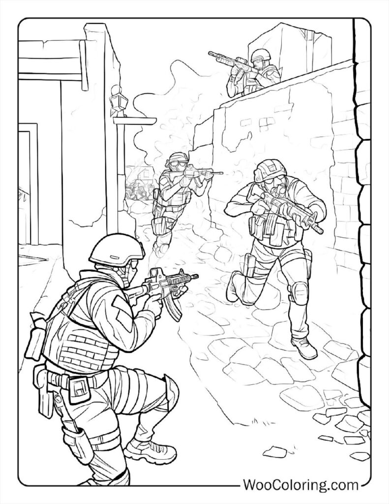 Hostile Takeover Coloring Sheet