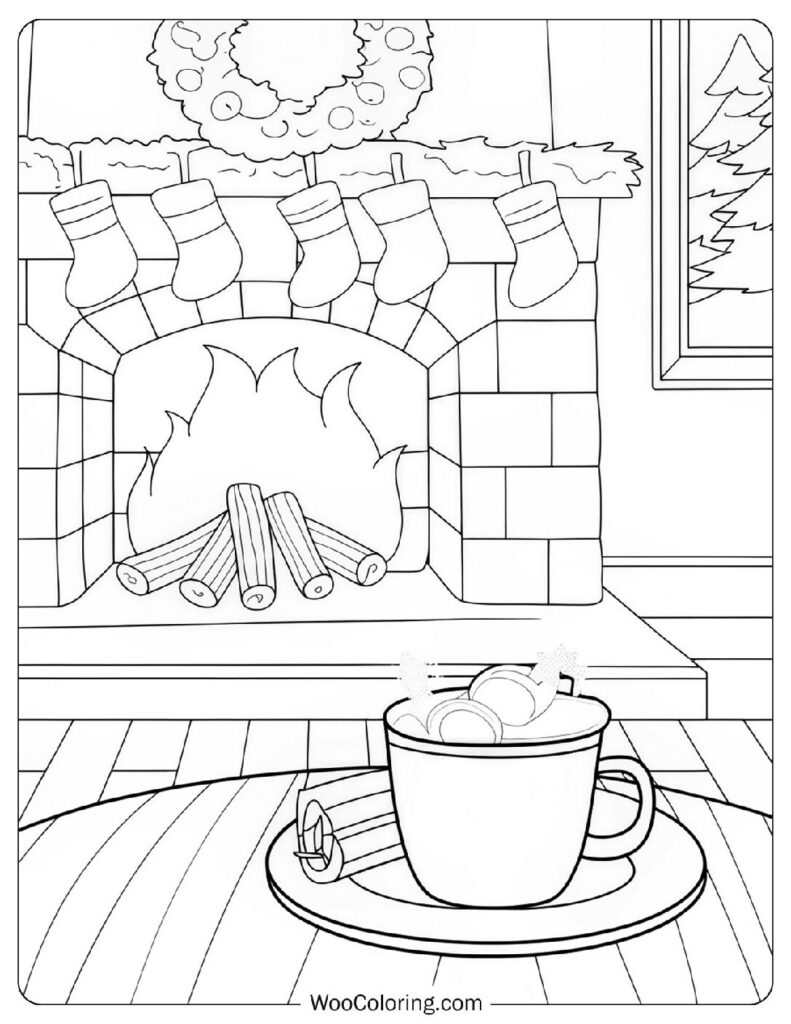 30 Hot Chocolate Coloring Pages  Free PDF To Print  - 10