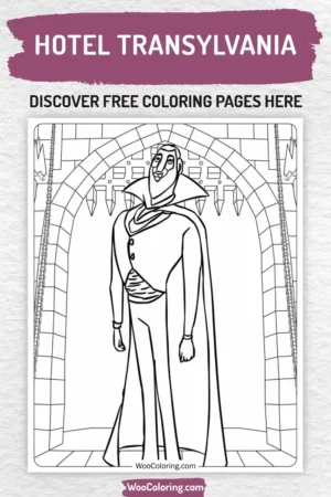 Hotel Transylvania coloring pages designs for kids