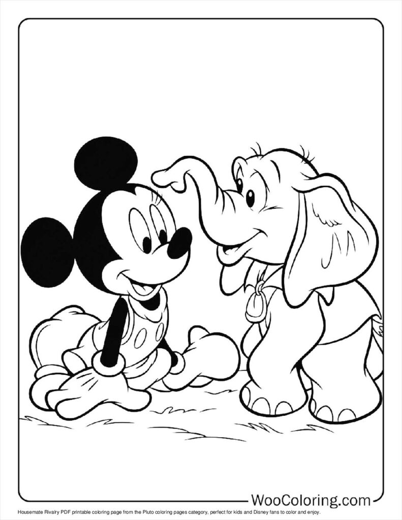 100  Pluto coloring pages  Free PDF To Print  - 52