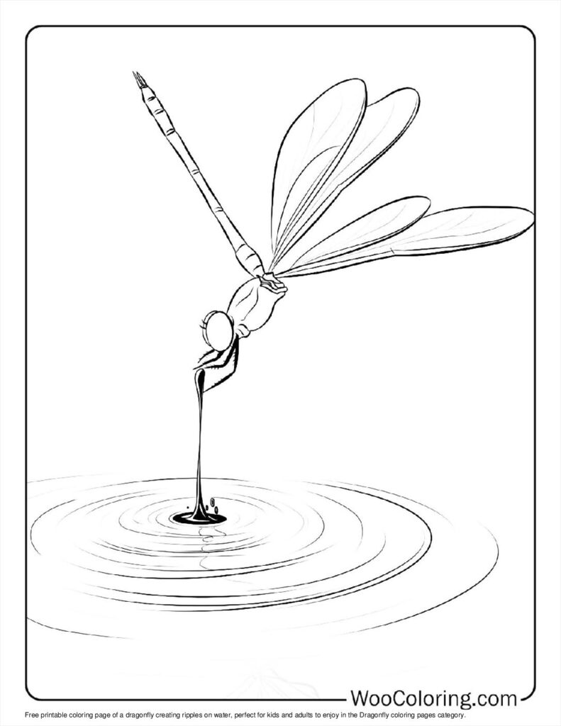 100  Dragonfly coloring pages  Free PDF To Print  - 22