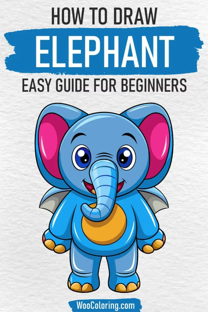 How to draw Elephant sketch