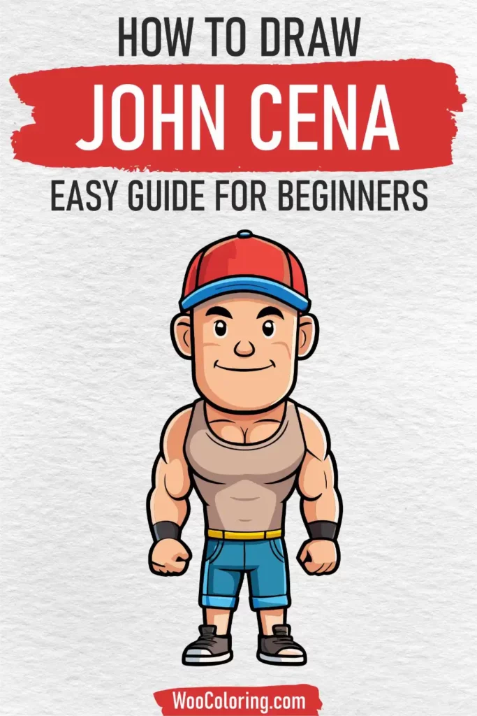 How to draw John Cena sketch