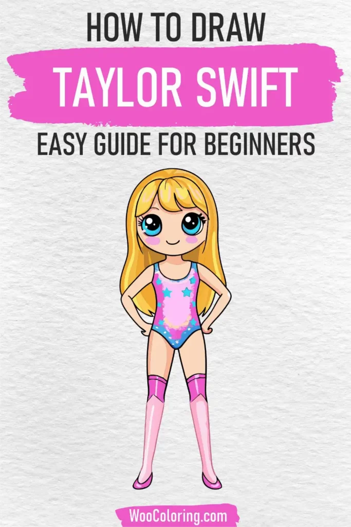 How to draw Taylor Swift sketch