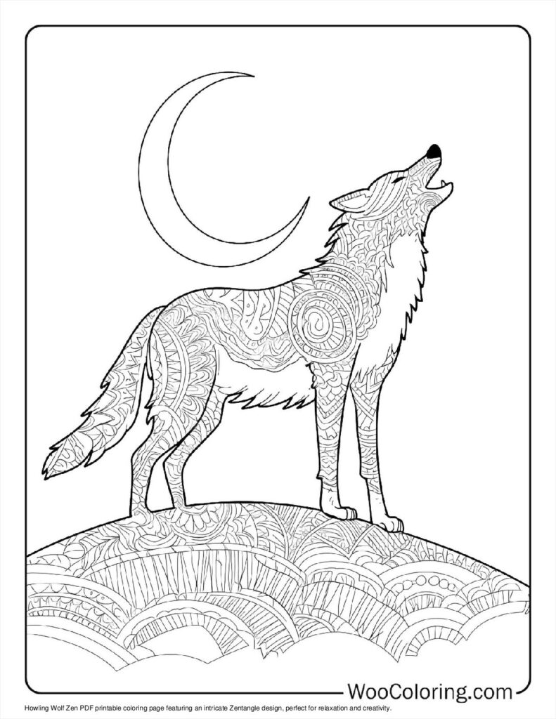 100  Zentangle coloring pages  Free PDF To Print  - 45