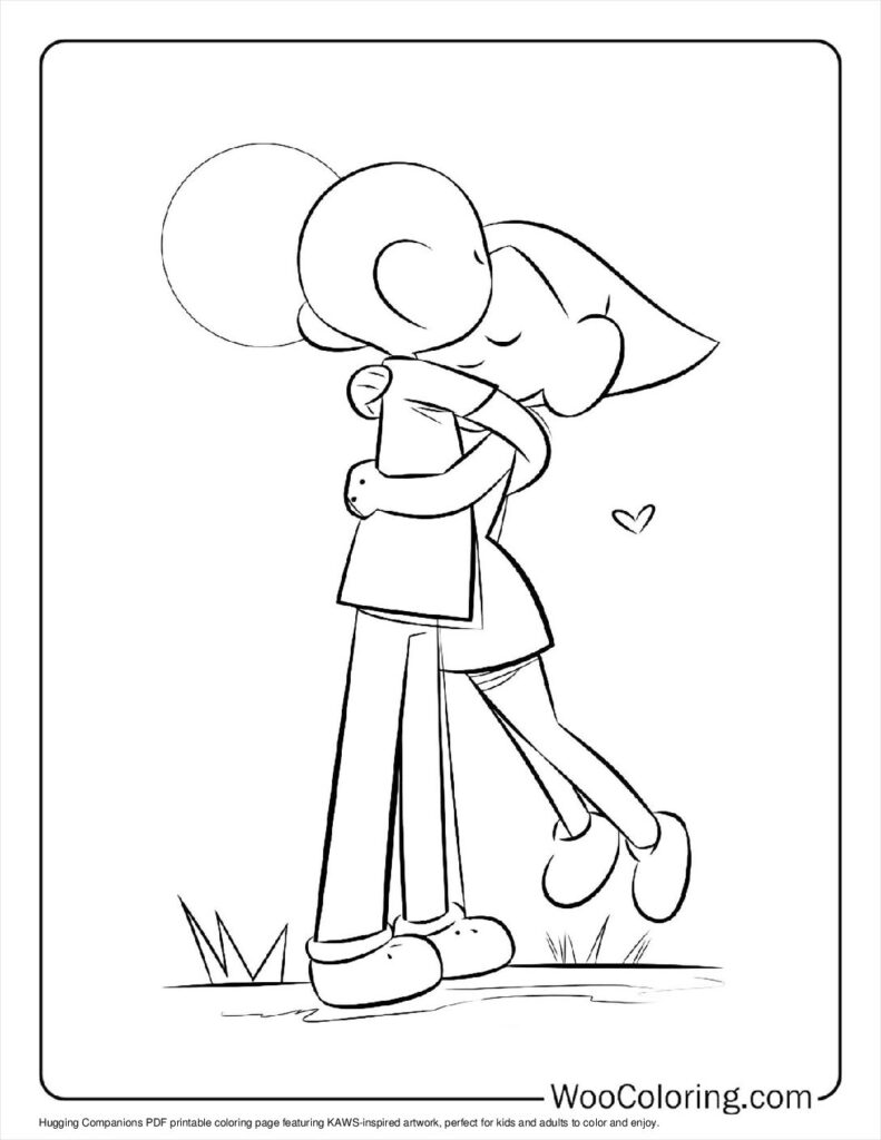 100  KAWS coloring pages  Free PDF To Print  - 69