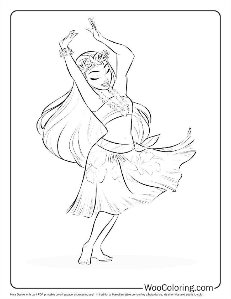 100  Dancing coloring pages  Free PDF To Print  - 75