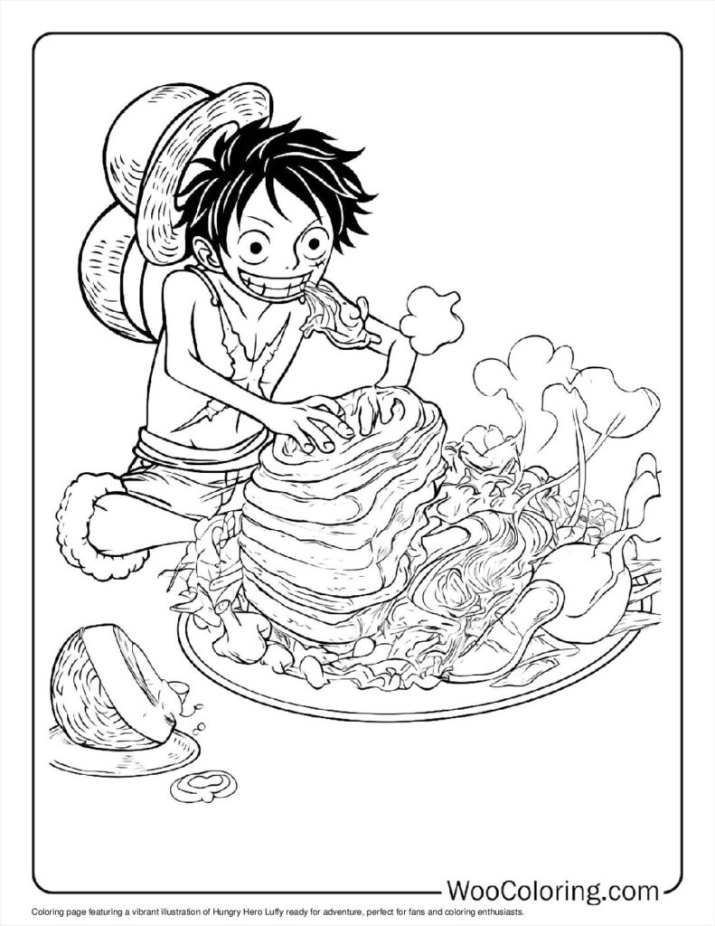 100  Luffy coloring pages  Free PDF To Print  - 30