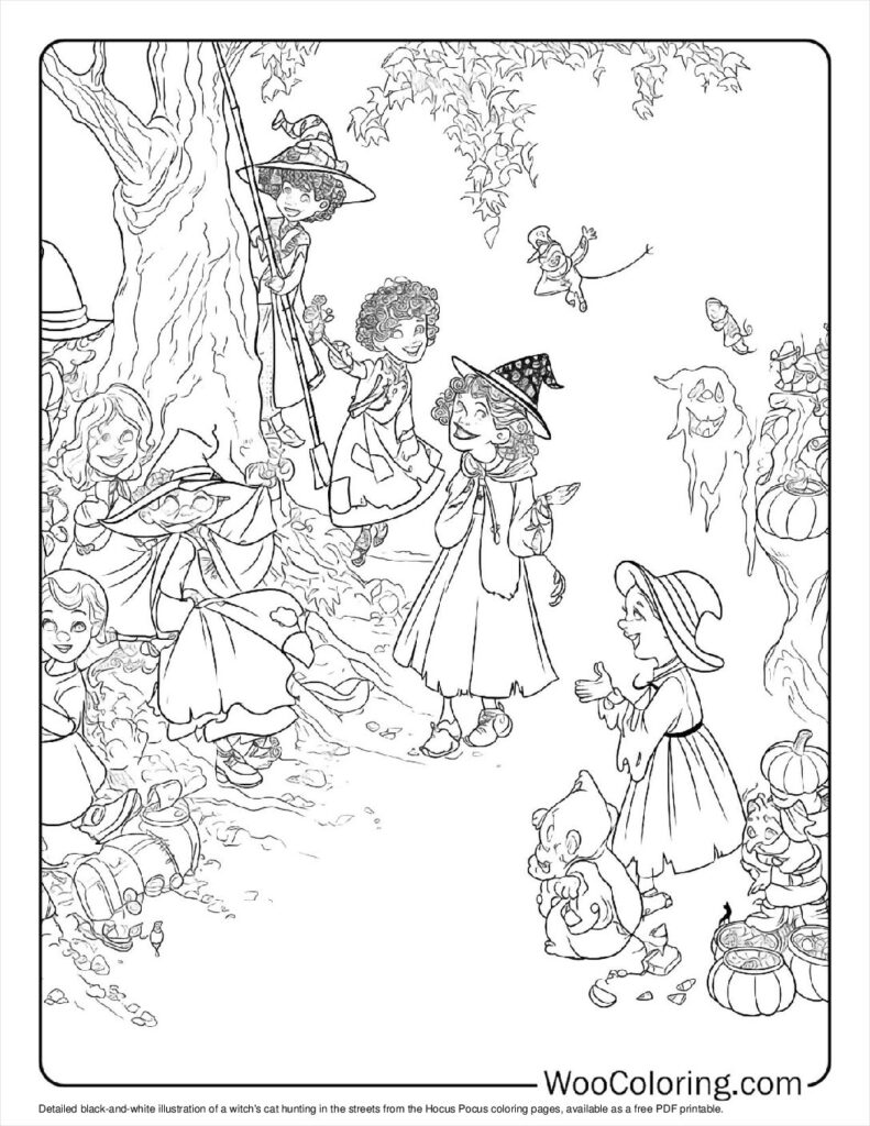 100  Hocus Pocus coloring pages  Free PDF To Print  - 5