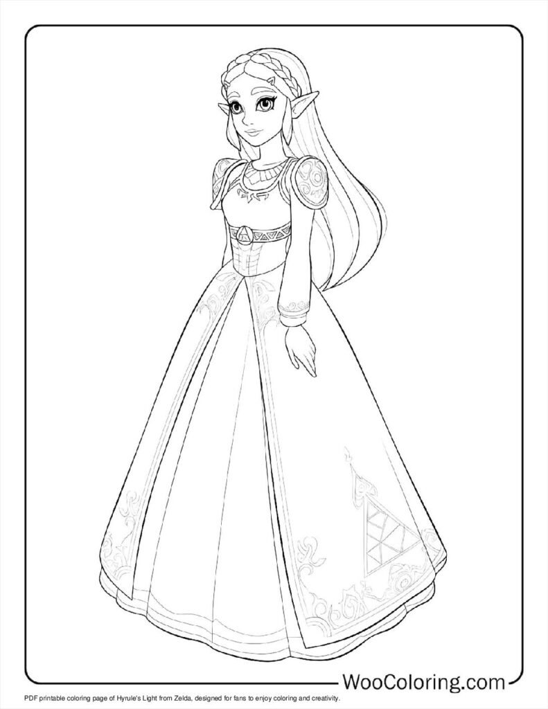 100  Zelda coloring pages  Free PDF To Print  - 15
