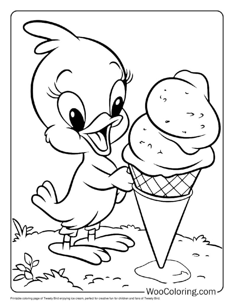 100  Tweety Bird coloring pages  Free PDF To Print  - 37