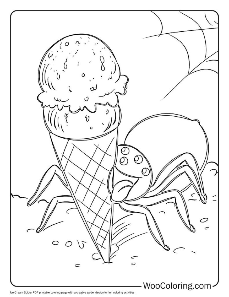 100  Spider coloring pages  Free PDF To Print  - 13