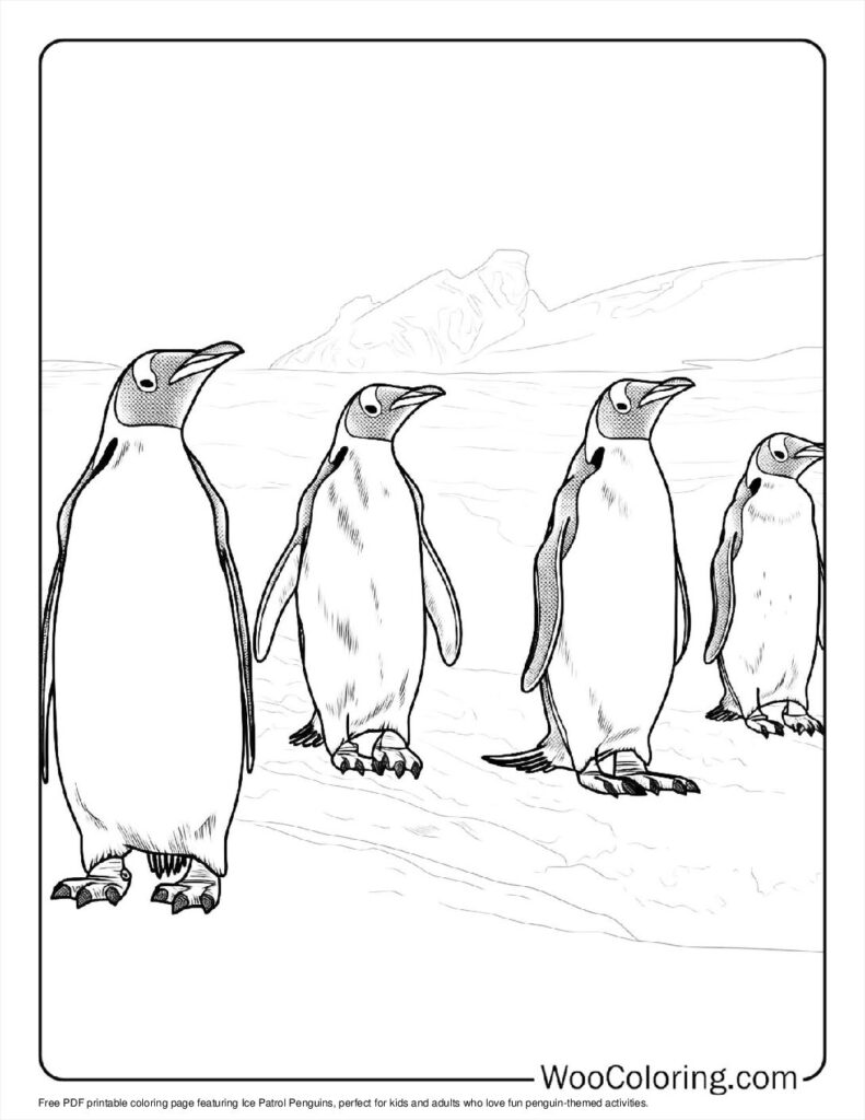 100  Penguin coloring pages  Free PDF To Print  - 53