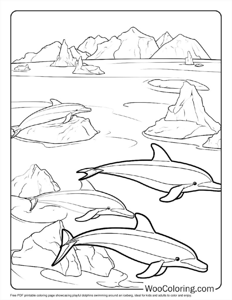 100  Dolphin coloring pages  Free PDF To Print  - 40