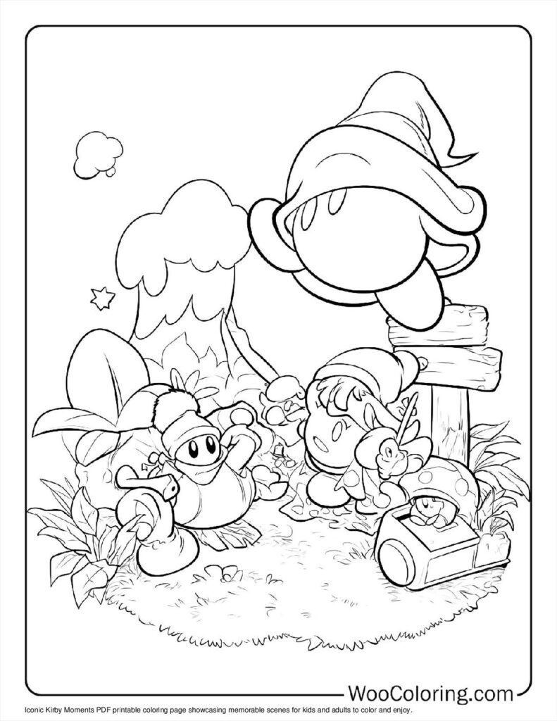 100  Kirby coloring pages  Free PDF To Print  - 85
