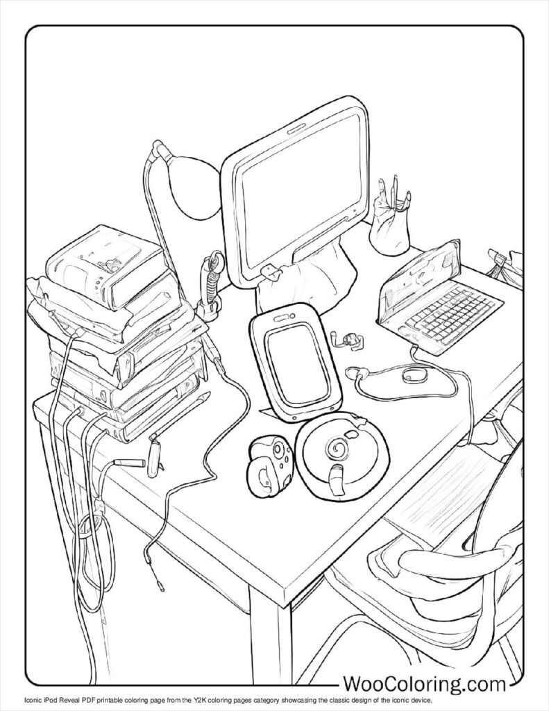 100  Y2K coloring pages  Free PDF To Print  - 41