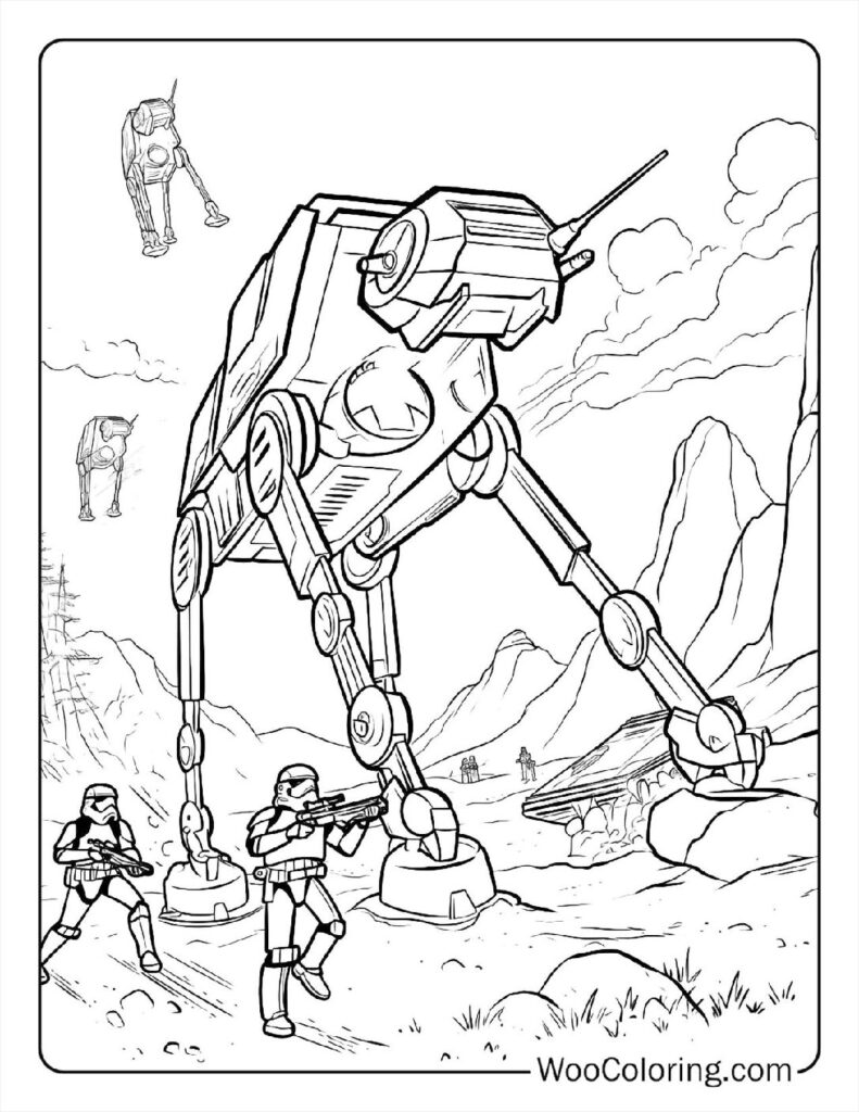 100  Star Wars coloring pages  Free PDF To Print  - 52