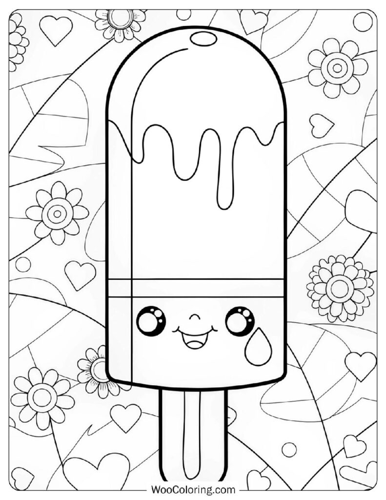 40 Ice Cream Coloring Pages  Free PDF To Print  - 56