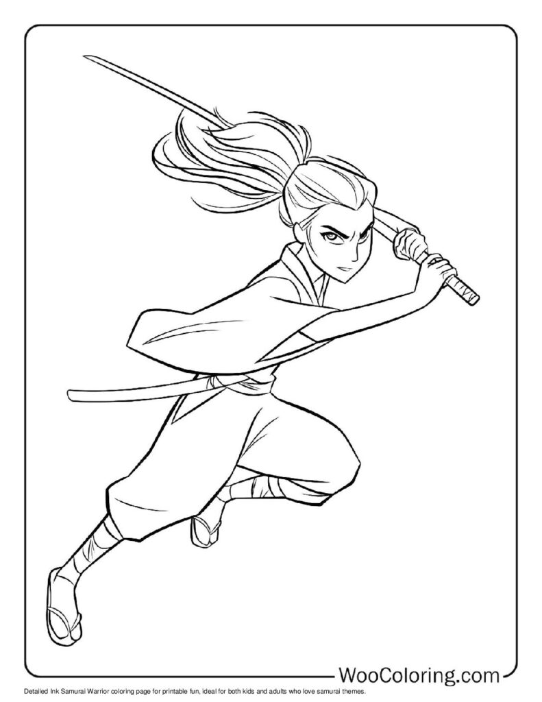 100  Samurai coloring pages  Free PDF To Print  - 89