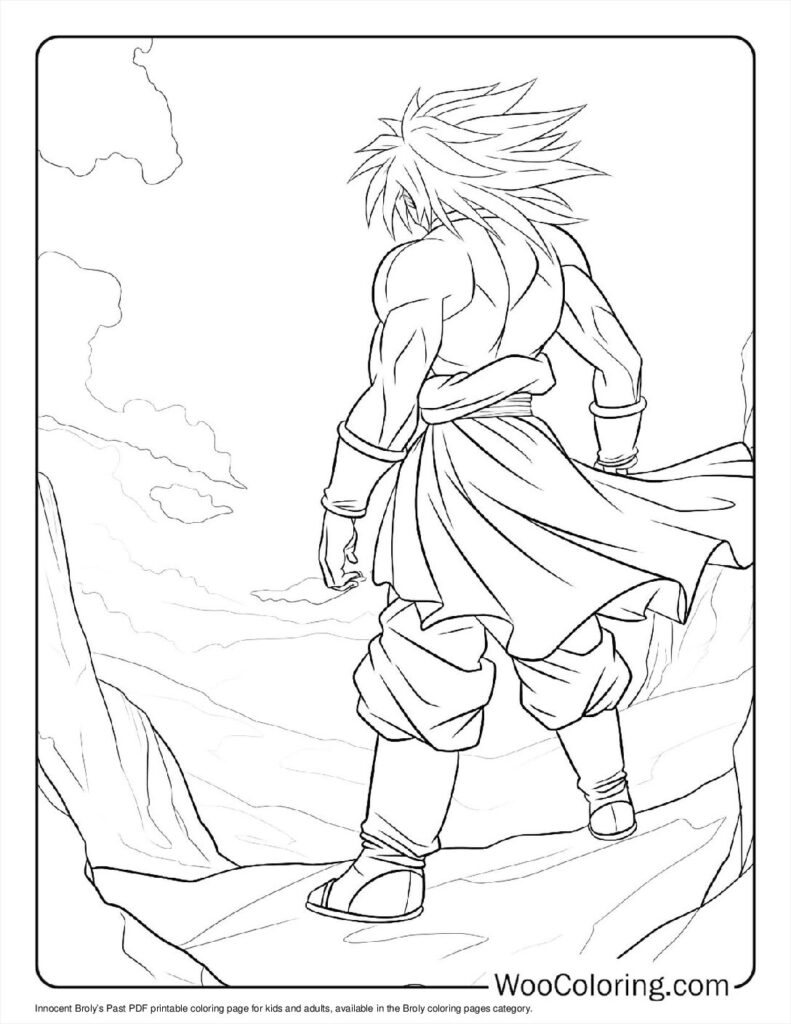 100  Broly coloring pages  Free PDF To Print  - 71