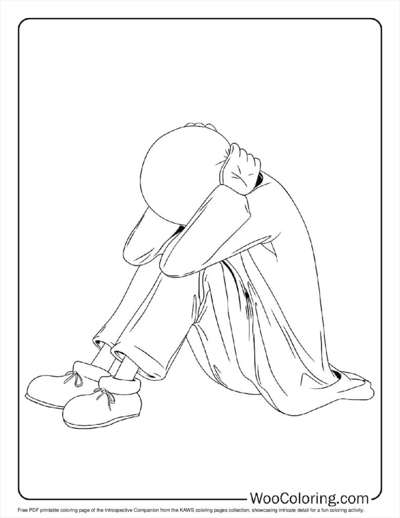 100  KAWS coloring pages  Free PDF To Print  - 84