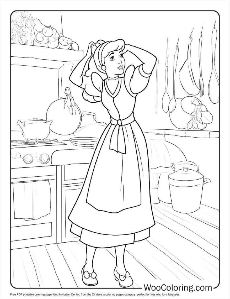 Invitation Denied Coloring In For Kids