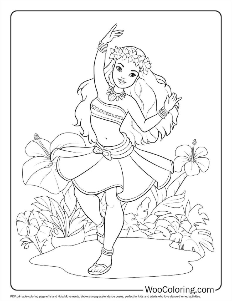 100  Dancing coloring pages  Free PDF To Print  - 7