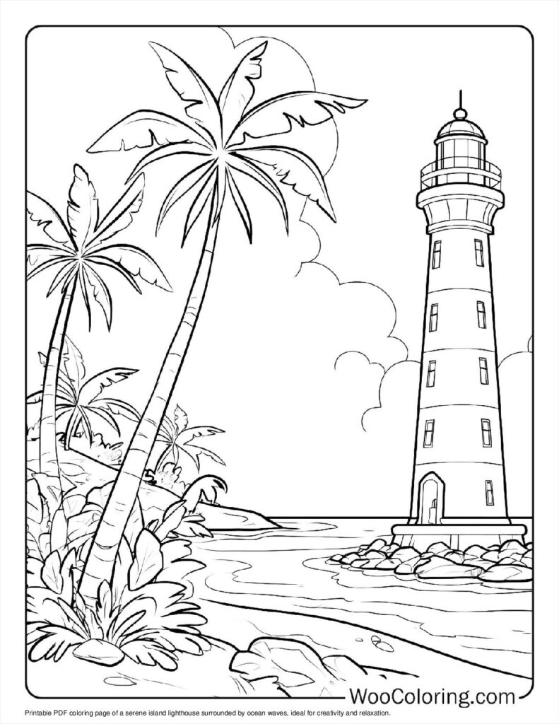 100 Lighthouse coloring pages Free PDF To Print - 45