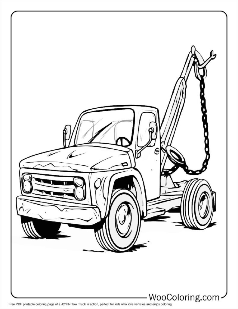 100  Tow Truck coloring pages  Free PDF To Print  - 52