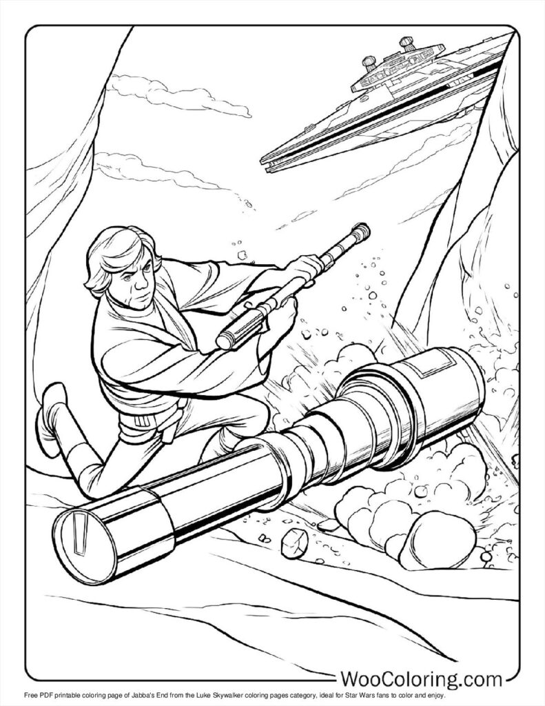 100  Luke Skywalker coloring pages  Free PDF To Print  - 64
