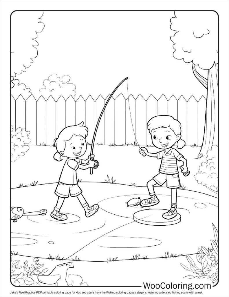 100  Fishing coloring pages  Free PDF To Print  - 83