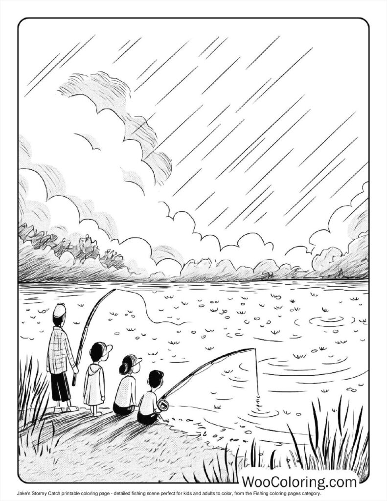 100  Fishing coloring pages  Free PDF To Print  - 70