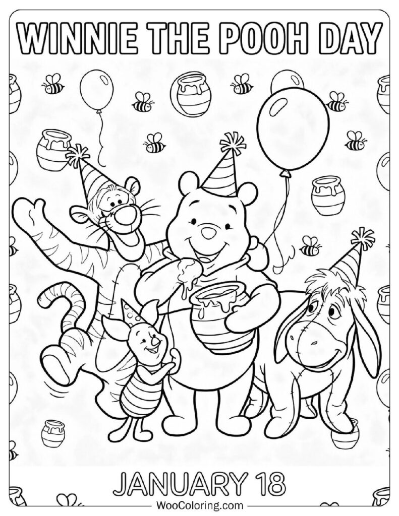 January 18 – Winnie the Pooh Day