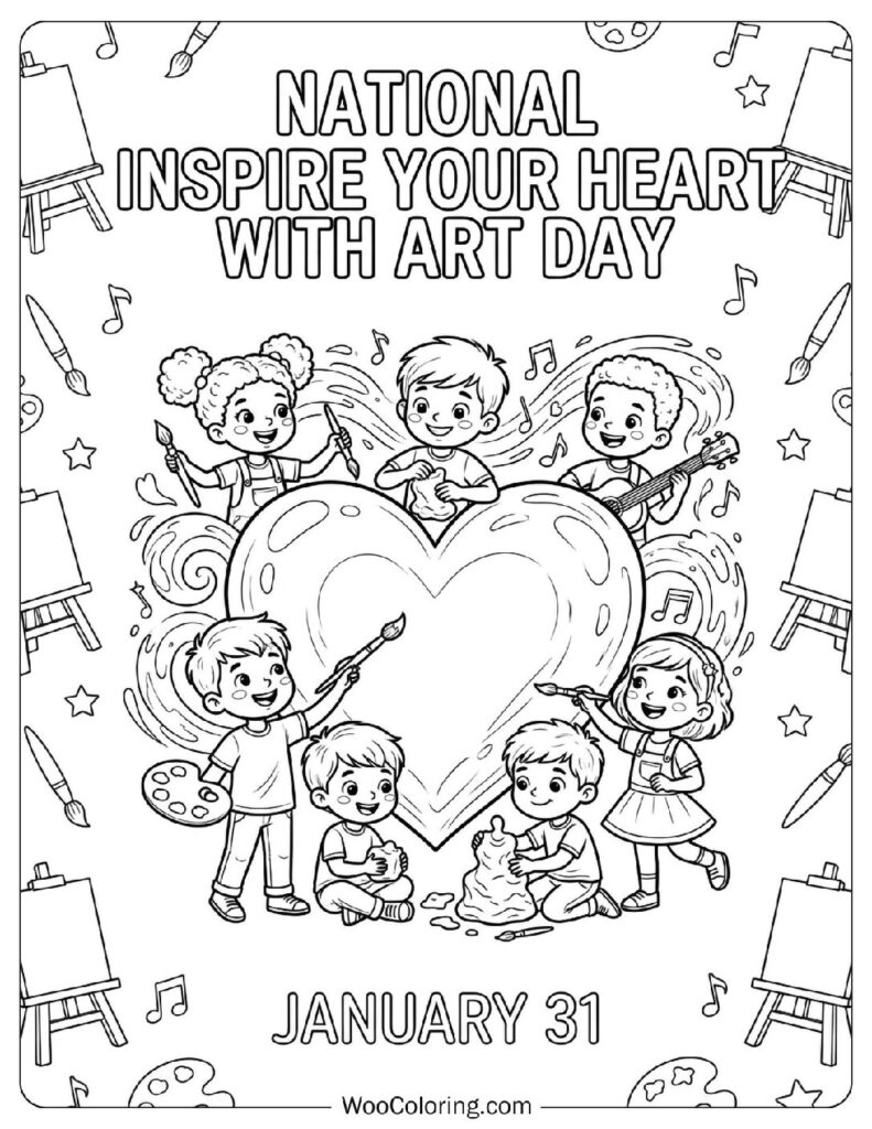 January 31 – National Inspire Your Heart with Art Day