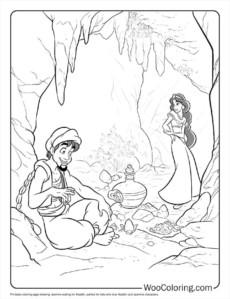 Jasmine Awaits Aladdin