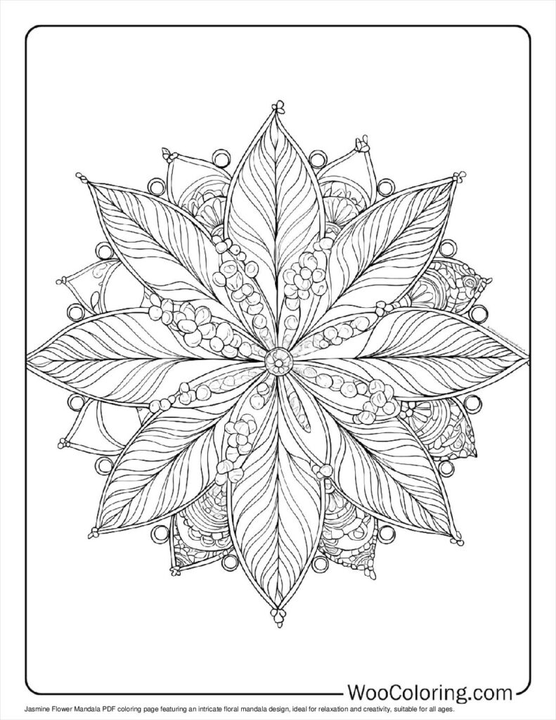 100  Flower Mandala coloring pages  Free PDF To Print  - 44