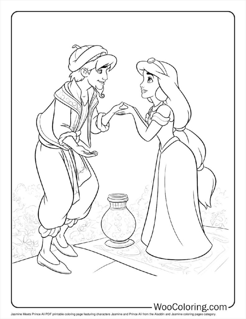 Jasmine Meets Prince Ali