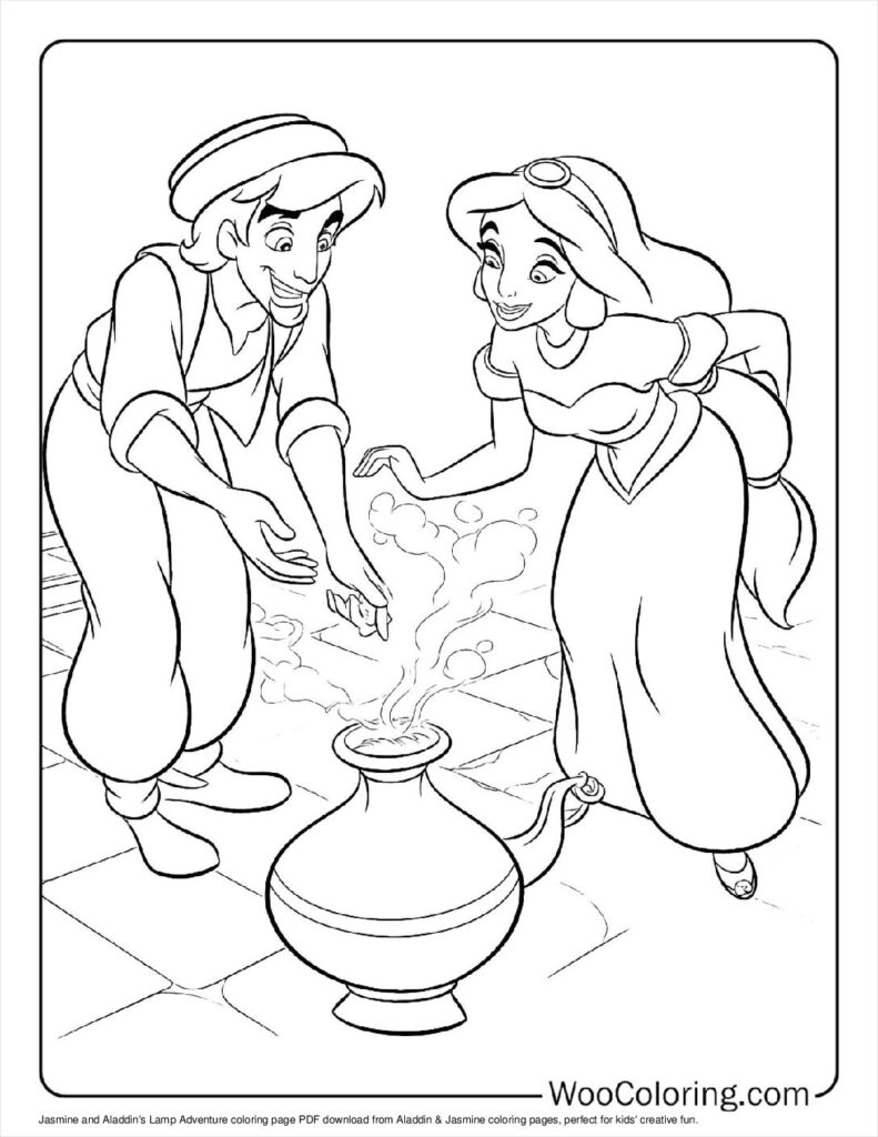 Jasmine and Aladdin’s Lamp Adventure