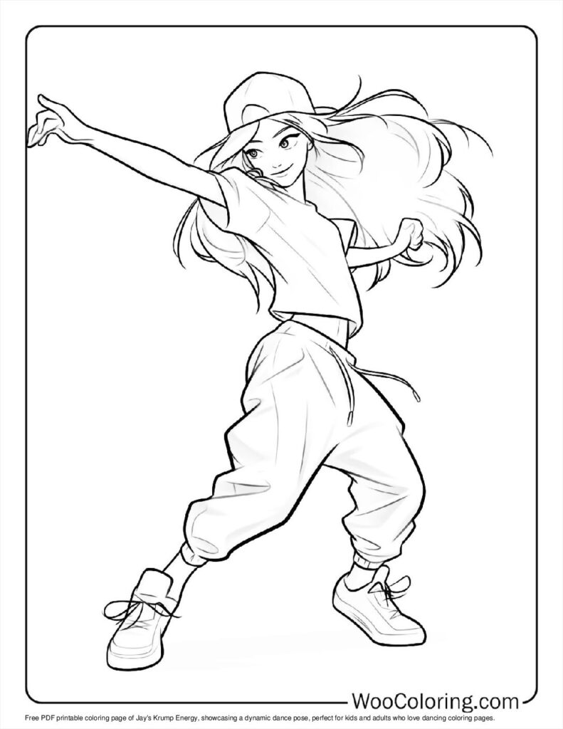 100  Dancing coloring pages  Free PDF To Print  - 10