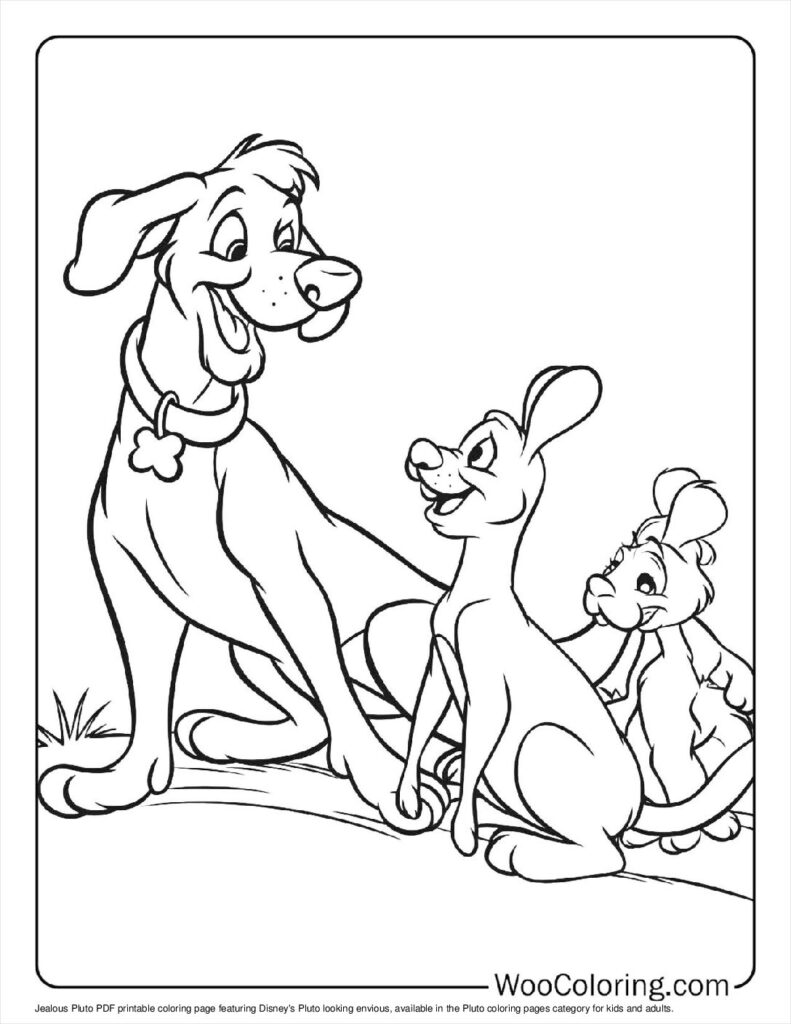 100  Pluto coloring pages  Free PDF To Print  - 71