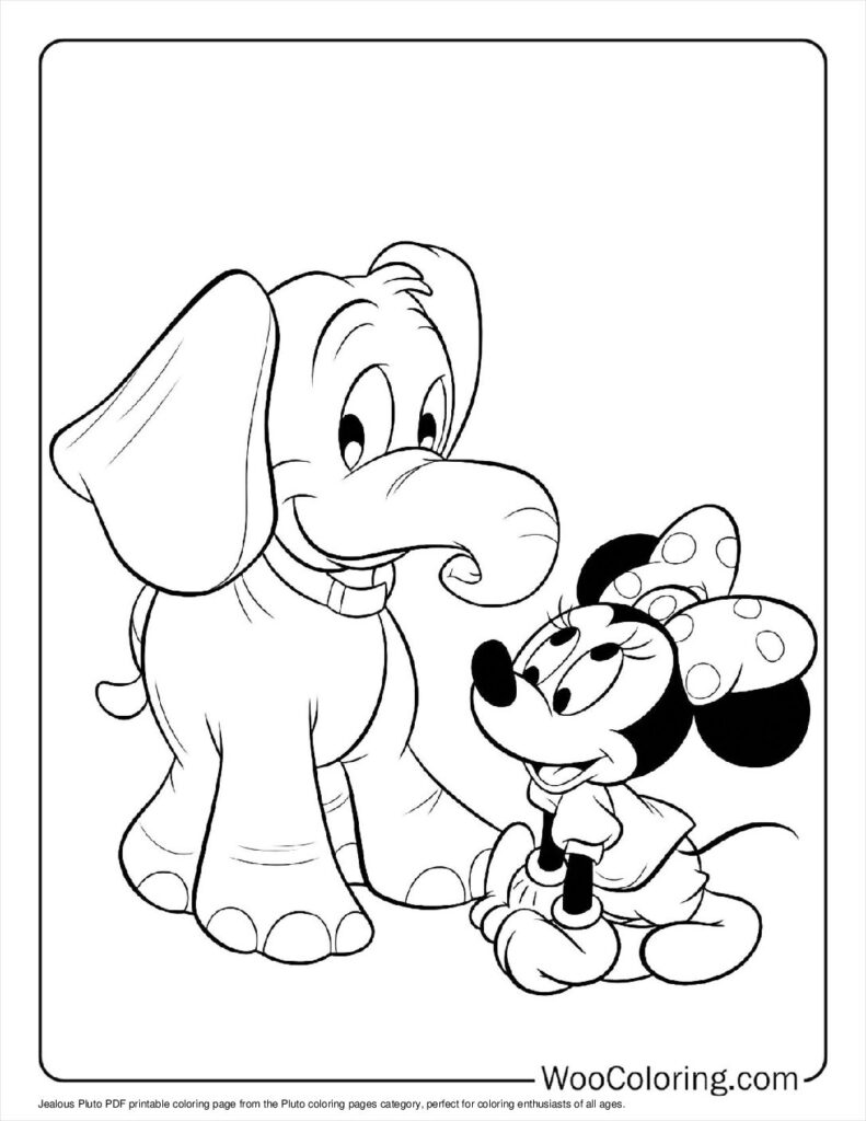 100  Pluto coloring pages  Free PDF To Print  - 78
