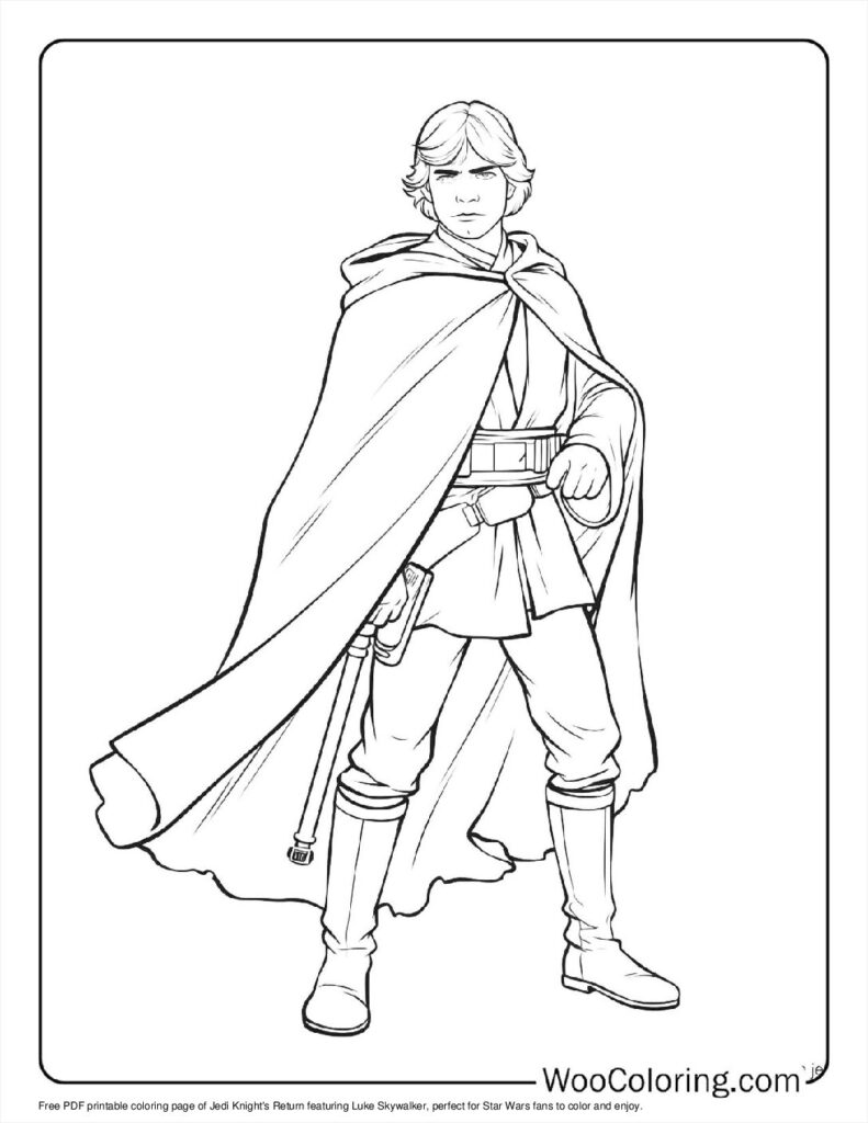 100  Luke Skywalker coloring pages  Free PDF To Print  - 39